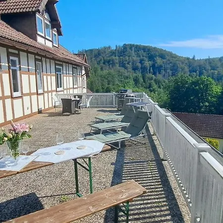 Ferienwohnung Katzenstein im Harz Bad Sachsa Exterior foto